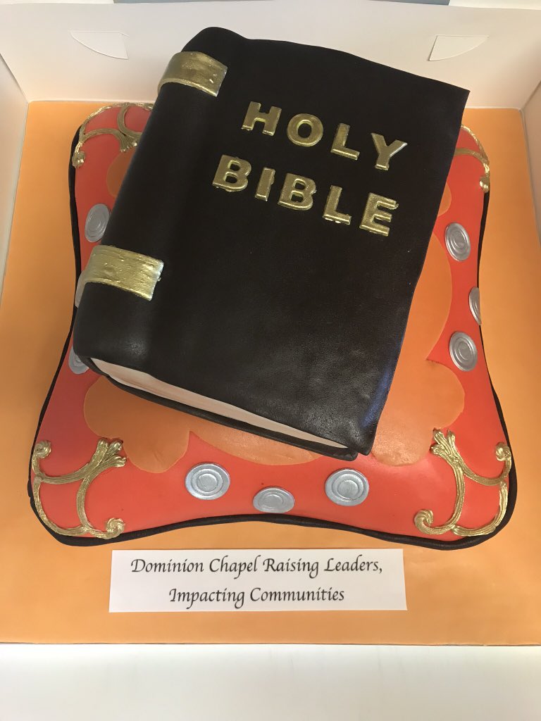 Esthers_Cakes's tweet photo. This is all cake #estherscakes #bible #cake #order #London #events #god  #baker https://t.co/CkAjzO1po9