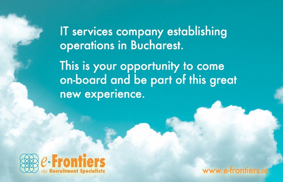 e_frontiersUK's tweet image. New IT Services Company on the Romanian market are building their teams, hiring Scrum Master, Product Owner, Python developers, QAs, DevOps. Looking for something fresh and exciting, contact roxana.sandu@e-frontiers.ie #RTC2018 #ITCamp18 #RoPython