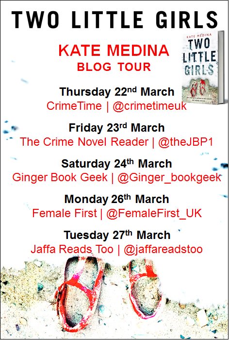 KateTMedina's tweet photo. #TwoLittleGirls is delighted to be visiting 'The Crime Novel Reader' on its blog tour today.  Thank you @theJPB1 for reading and reviewing! https://t.co/tnTil0QYXP