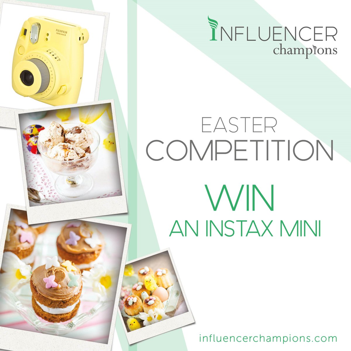 As it's Easter next week, we thought we'd treat ONE lucky winner to an Instax Mini 8 and Hotel Chocolat goody bag! To #WIN simply FOLLOW &amp; RT! ENDS Wednesday 28th March! 🐇#FreebieFriday