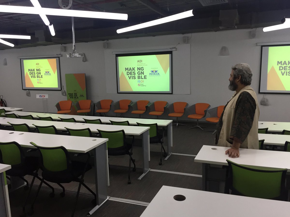 ShanooBhatia's tweet image. Getting ready for the next round of #MakingDesignVisible an initiative by #ADIMumbai in collaboration with students from @ISDI and @Pearl
