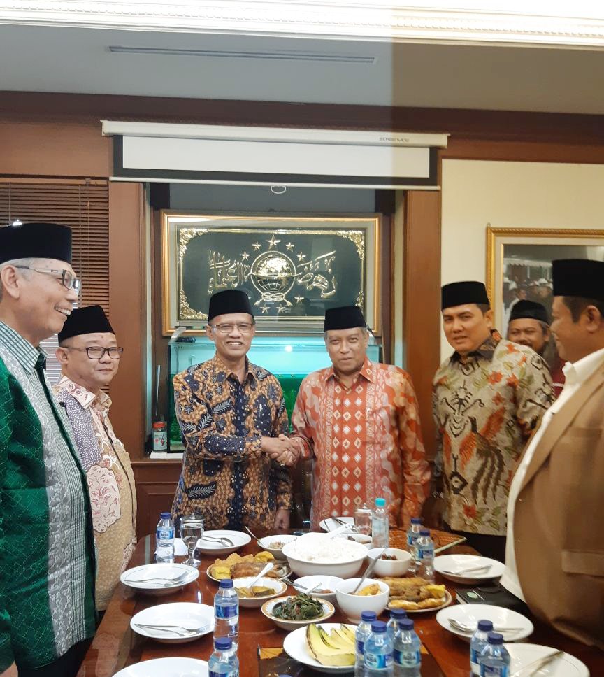 Prof. Dr. Haedar Nasir: Alahamdulillah kami mewakili Muhammadiyah bisa silaturahmi dengan adik bungsu, Nahdlatul Ulama
