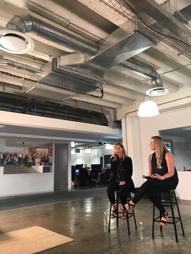 getsmarter's tweet photo. ‘How do you mentor the women in team?’ @KimKay3 asking @2Uinc’s @ranigilani about how she nurtures #WomeninLeadership. https://t.co/wLGu8MVydF