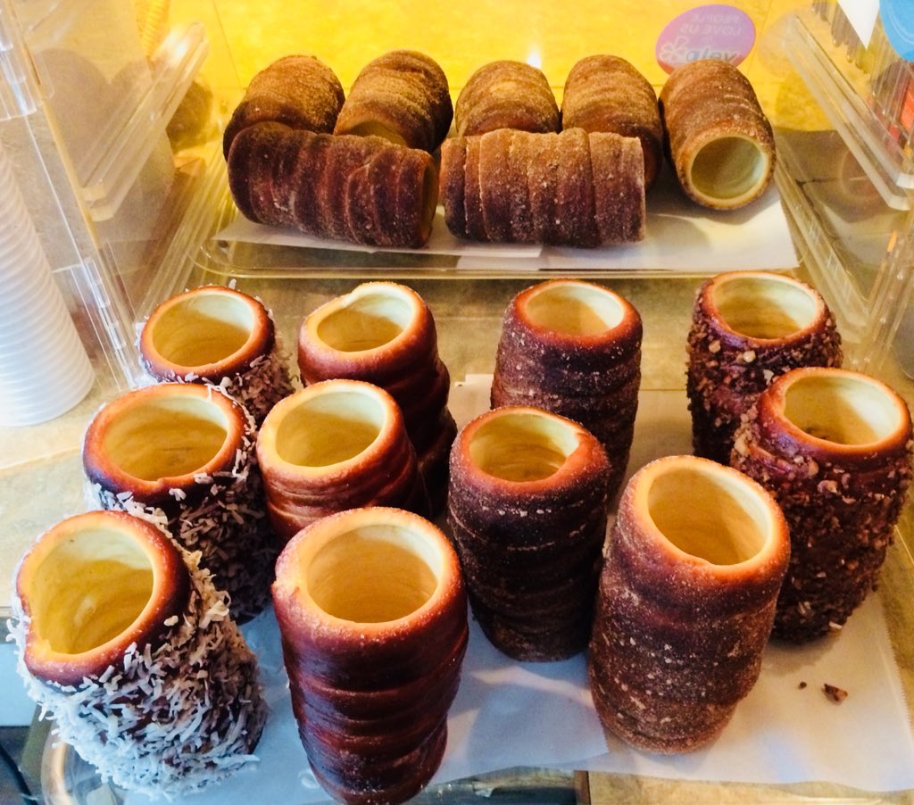 Hungarian chimney cakes today! While supplies last!