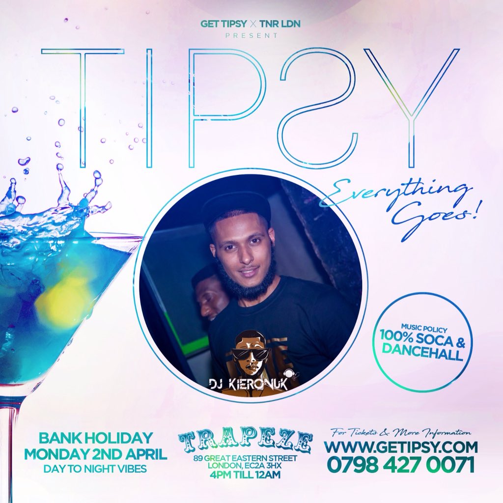 GirlsAndRum's tweet photo. Four Dj’s have been released for #Tipsy now 👀 

A couple more to go 🙇🏾‍🤔

Tickets are available 🎟: https://t.co/iq0LIQoMoZ 

#Tipsy #GetTipsy 🍹

The best in Soca and Dancehall 👏🏾 https://t.co/mmp2XRd4PZ