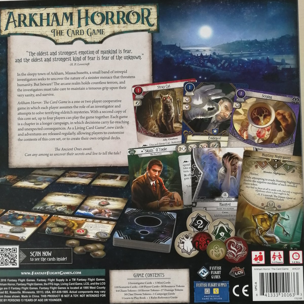 Arkham Horror: The Card Game makes for a great quite night in. A fantastic two player board game #boardgames #GameNight