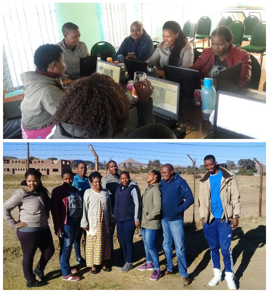 OpenStreetMap featured Image: Mzwandile <a href="/thokoane/">mzwandile thokoane</a> from the #MapLesotho project, lead a mapping event to bring advanced JOSM mapping back to Hlotse, in Leribe, Lesotho.