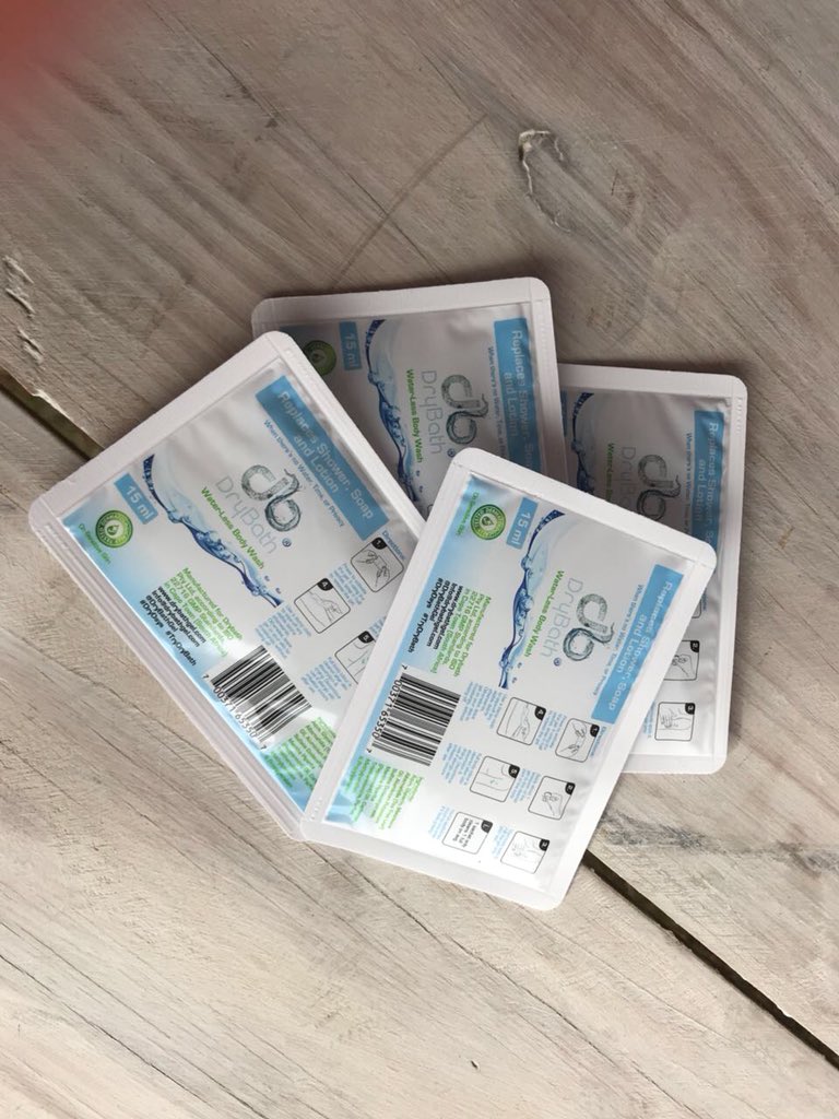 MultiplyRSA's tweet photo. To help save water at our recovery zone - we gave people a druybarh which is a waterless body wash. #CTCycleTour2018 #40take2 https://t.co/6syc6V8Vvs