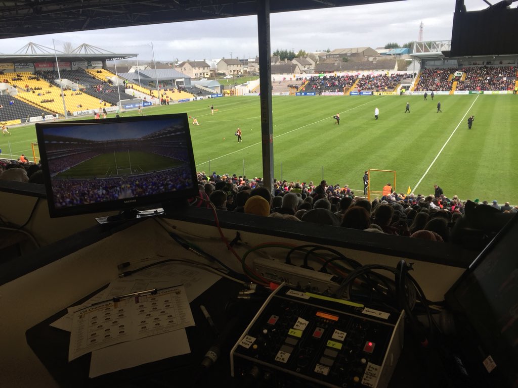 MartyMofficial's tweet photo. What a welcome from the people of Kilkenny &amp; Wexford here in Nowlan Park.  Got so many invitations to ...Dance !!!  Lovely new TV Commentary position here ...thank you Kilkenny GAA !!@rteleaguesunday @RTEgaa @KilkennyCLG https://t.co/7sVWN5Ucre