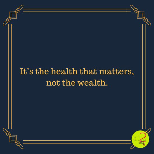 urge_splurge's tweet photo. Wealth can be earned again, but not health. Right time to learn to control our instinct to splurge.

#urge2splurge #consumerism #consumerAwareness #consumerRights #health #environment #materialism #ajkmcrc #devcom #jmi #HealthForAll #healthiswealth #Health https://t.co/MVrcPGDvKM