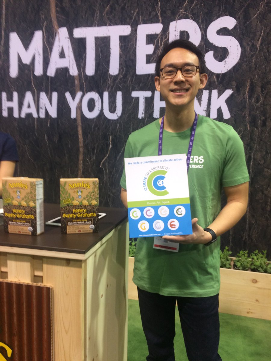 ClimateColl's tweet photo. HUGE thanks to @GeneralMills & its natural & organic brands for leading the charge on #climateaction at #ClimateDay2018 at #Expowest & beyond. As a Catalyst level donor, GM's generous support powers everything we do & helps keep participation completely FREE! @annieshomegrown https://t.co/TT31GJB17V