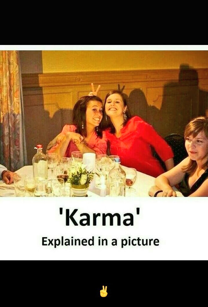 itsUrbanPoint's tweet photo. #Karma Explained in single picture. https://t.co/u6kttyMV0S