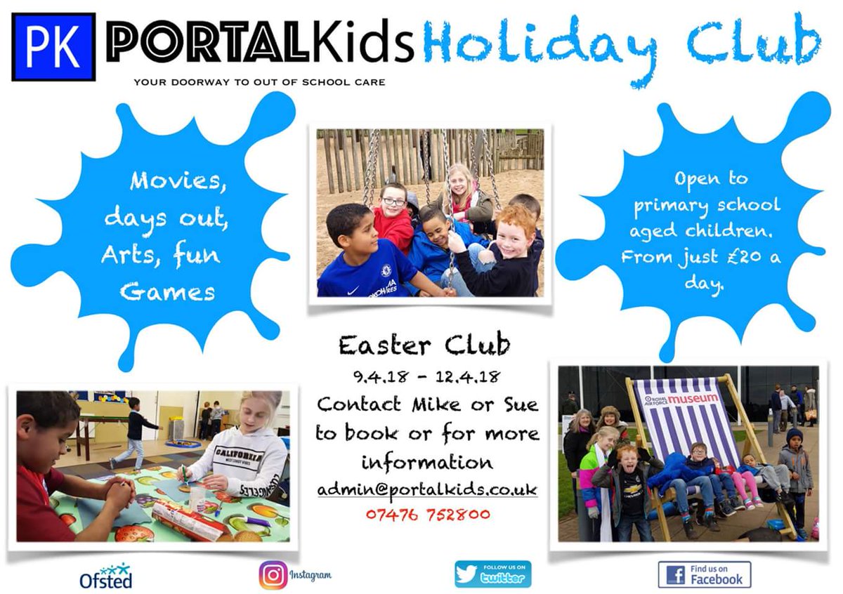 We are an #Ofstedregistered #Childcare provider in #Telford offering a #Holidayclub this #Easter for your #Kids. #Fun #Games from £20 a day. #Primaryschool please #RT get in touch. @TelfordWrekin @TandWMayor @HollinswoodPri @lawleyprimary @NewdaleP @RandlayPrimary @telfordlive