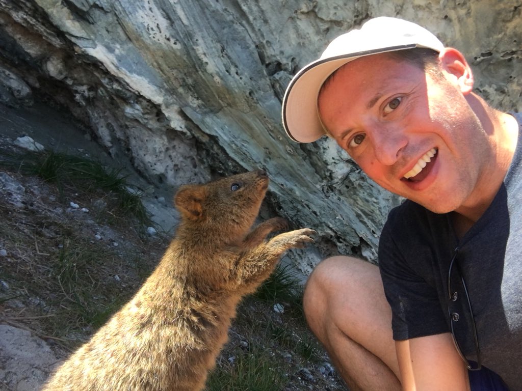 Today’s goal...selfie with a quokka on <a href="/RottnestIsland/">Rottnest Island</a> - check! #littlethings (...because they’re tiny! 😁)
