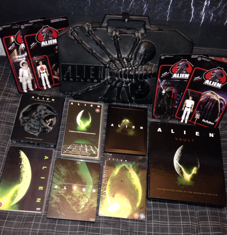 PBRstreetgang73's tweet photo. Film #99 of the year #Alien #steelbook #BluRay #VHS #Laserdisc #dvd #AliensCollection https://t.co/yOvyKu0kqN