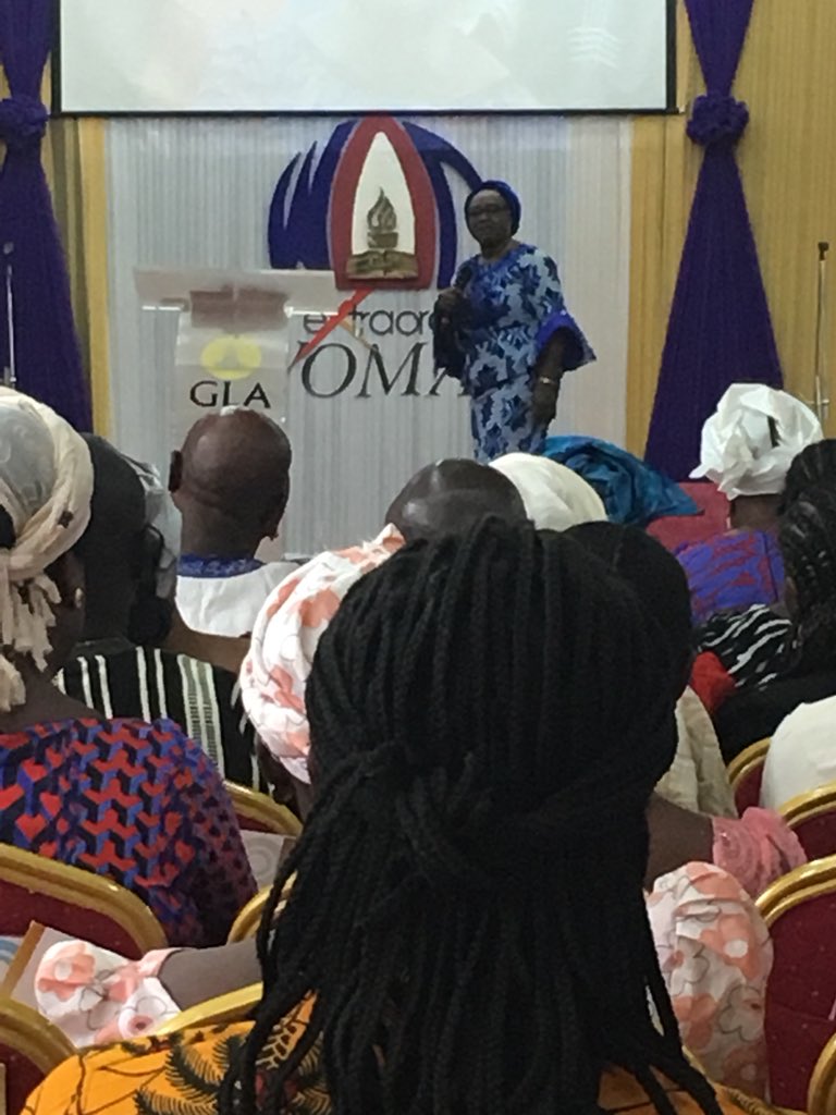 glaabuja's tweet photo. The Word
Pastor Martha Kure
Mark 7:6;25-28
If certain fires don’t come to us, we won’t be able to bring out the hidden wisdom inside of us.
#WODC2018
#Theextraordinarywoman
#glaabuja
#Mulberrycentre https://t.co/mWLFhEBs0f