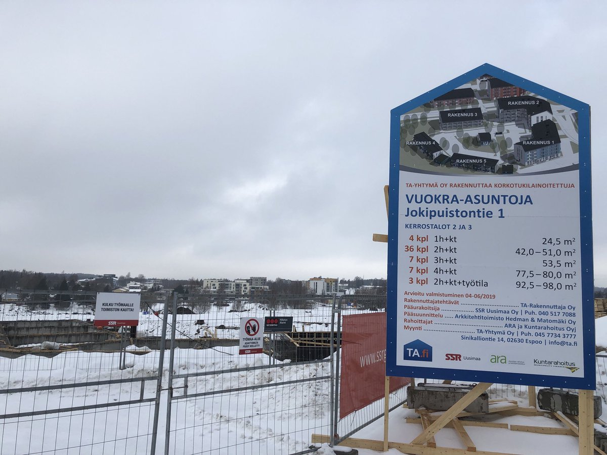 SibboKD's tweet photo. Söndagspromenad i #Nickby för att observera hur centrumbilden förändras i #Sibbo https://t.co/JZnyblvTGP