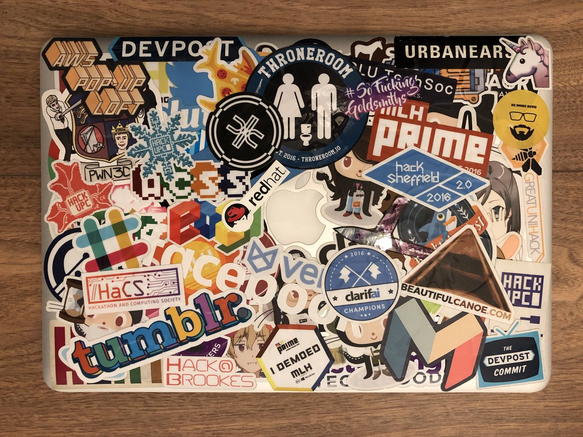 sprusr's tweet image. @startupstickers #stkrs my recently retired laptop 😭 they are greatly missed