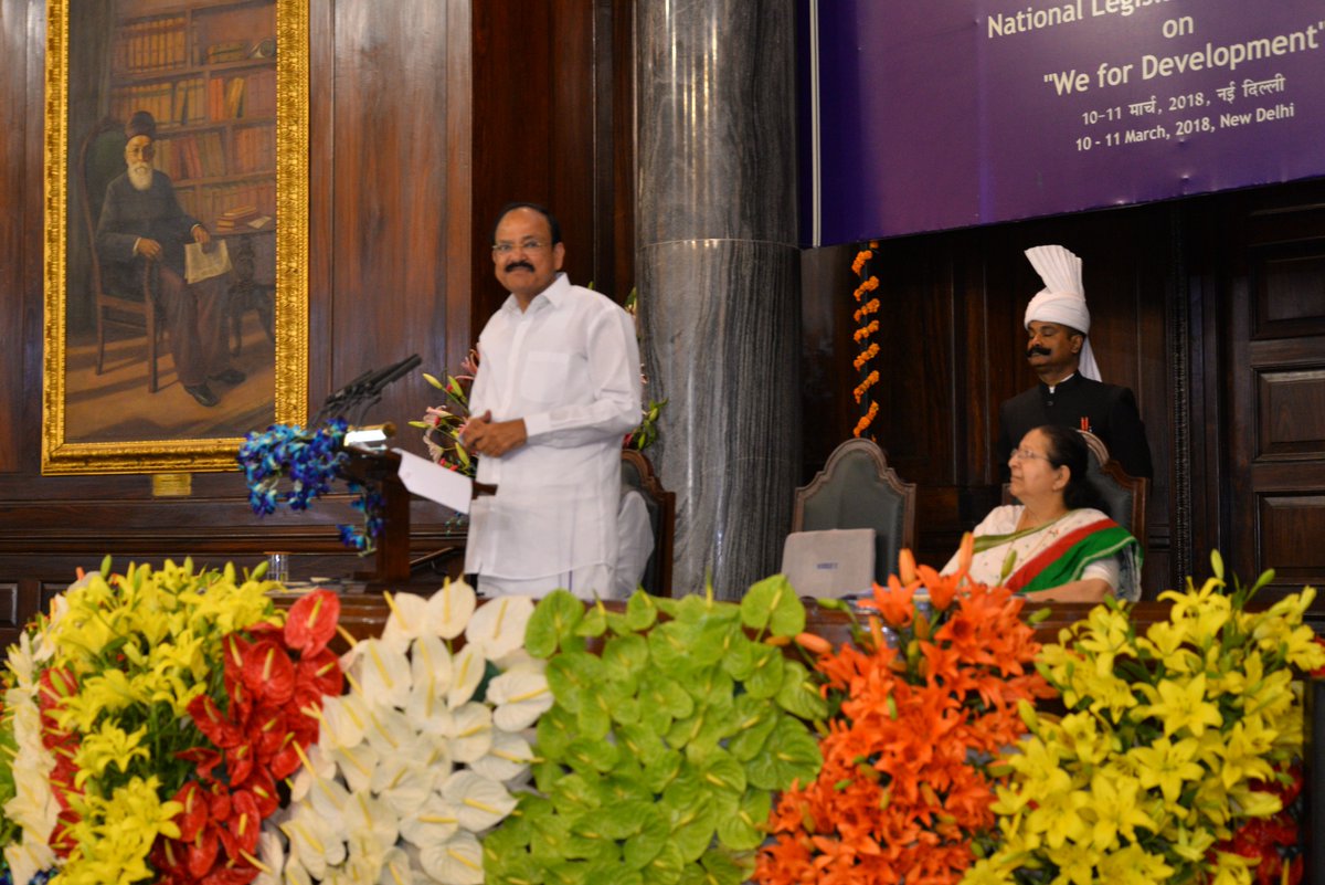 S_MahajanLS's tweet photo. Thanks to Vice President Shri @MVenkaiahNaidu ji, FM Shri @arunjaitley ji and Shri @nitin_gadkari ji for your kind presence and sharing valuable experiences with us at #NationalLegislatorsConference2018 #WeForDevelopment #NLCDelhi2018 @LokSabhaSectt @FinMinIndia @VPSecretariat https://t.co/AhLHeIcsZh