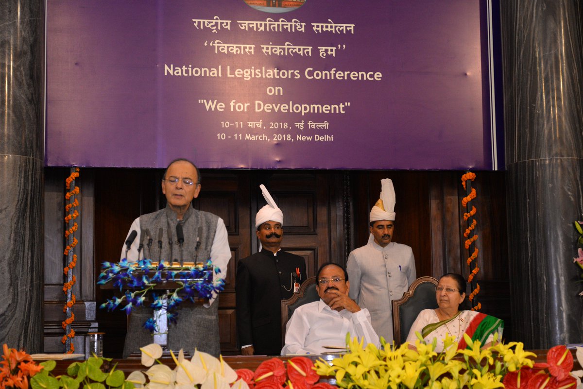S_MahajanLS's tweet photo. Thanks to Vice President Shri @MVenkaiahNaidu ji, FM Shri @arunjaitley ji and Shri @nitin_gadkari ji for your kind presence and sharing valuable experiences with us at #NationalLegislatorsConference2018 #WeForDevelopment #NLCDelhi2018 @LokSabhaSectt @FinMinIndia @VPSecretariat https://t.co/AhLHeIcsZh