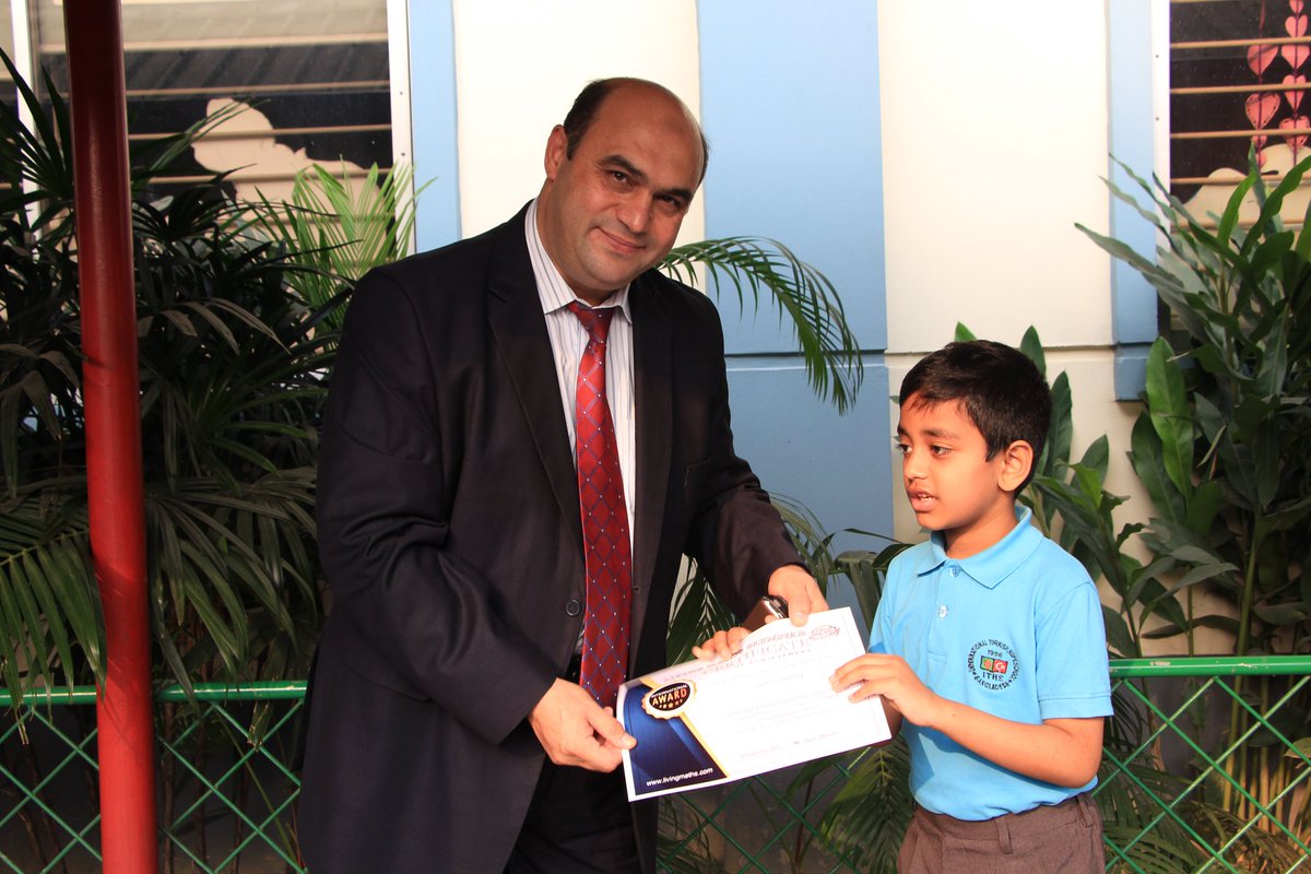 IHSBD1996's tweet photo. #ITHS are proud to announce, some of our students were successful in securing world ranking among all who participated in the int'l #LivingMathOlympiad 2018. They received their prestigious certificates from the honorable Chairman on Thursday during the morning assembly. https://t.co/LSiUnYx3yf
