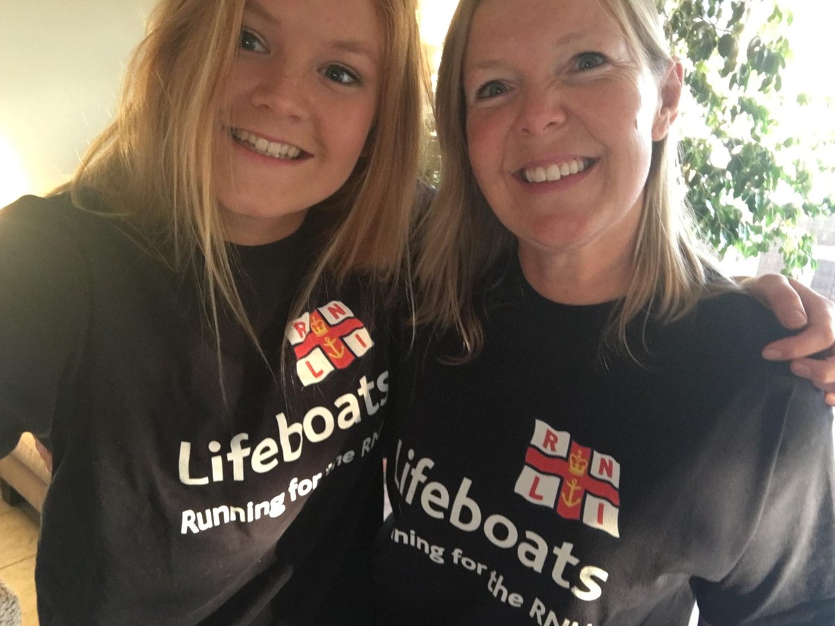 Forget flowers and a special lunch, this #MothersDay lifeguard Kat and her mum are out training for their joint #LondonMarathon challenge. Read more: rnli.info/90lJaC