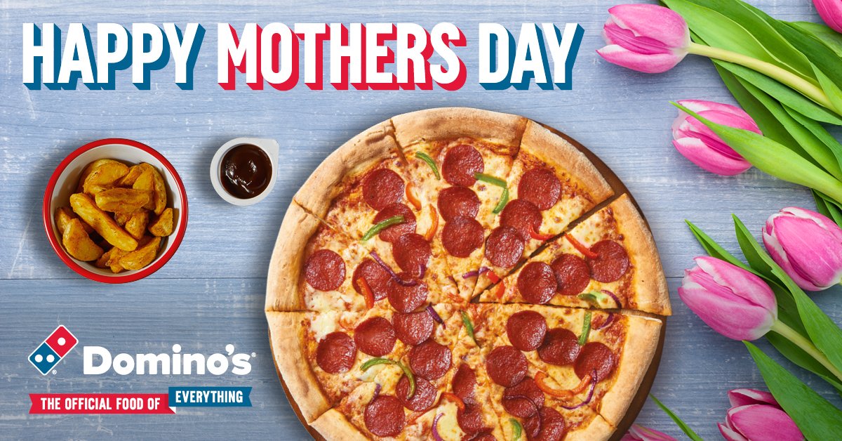 DominosCrosby's tweet photo. #HappyMothersDay to all the wonderful women who have raised us. 💐🌷❤️You’re amazing!🙌🏼 https://t.co/R3MitYvO7Q