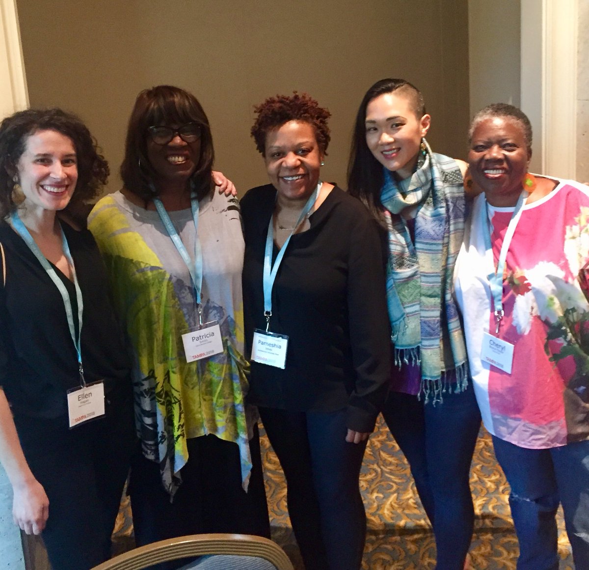 freedewi's tweet image. Peace out #AWP2018! You gave and you took. Lol. So tired &amp;amp; replenished by our beautiful world of writers. Thanks to all who bought a copy of #Salvage. And @kayapress @kundimanforever especially thx for the MOST LIT READING evs - #LiteraokeForever #LiteraokeNation!! #greatesthits
