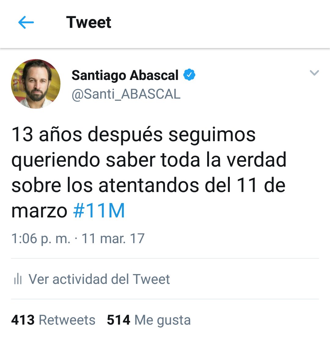 14 años después seguimos queriendo saber TODA la VERDAD sobre los atentados terroristas del 11 de marzo. #11M #11DeMarzo
