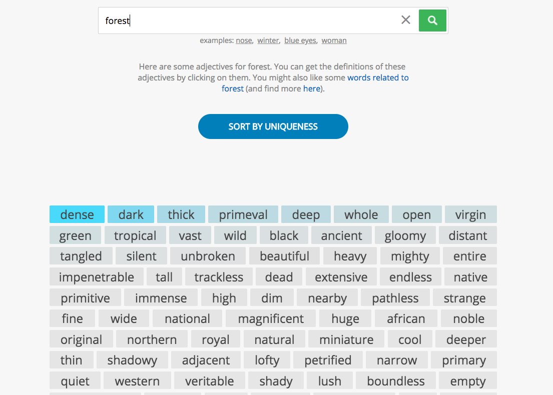 MrBoothY6's tweet image. How have I never come across describingwords.io until today? Type in word you want described and get massive word bank of adjectives. Click the adjectives to see dictionary definitions. This could be a massive timesaver for pupil generated word banks and for vocab work!