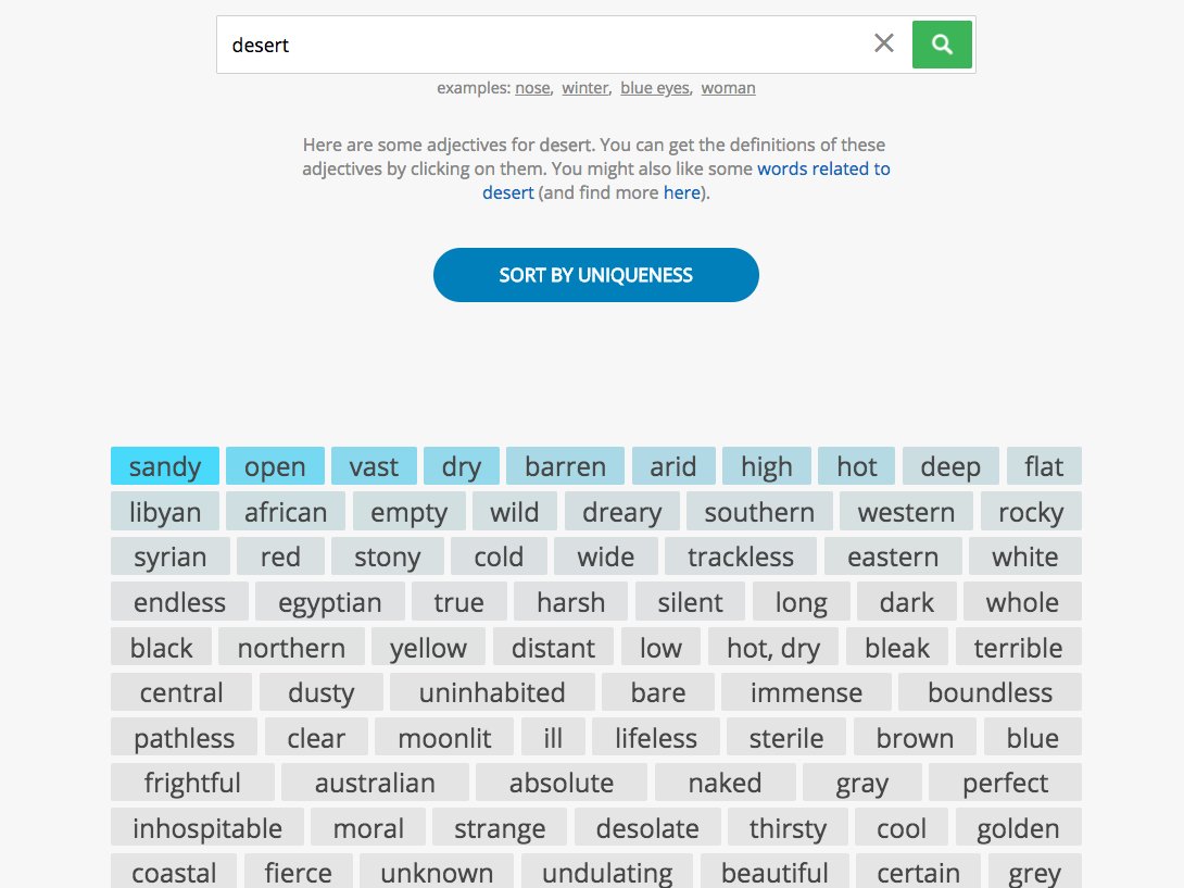 MrBoothY6's tweet image. How have I never come across describingwords.io until today? Type in word you want described and get massive word bank of adjectives. Click the adjectives to see dictionary definitions. This could be a massive timesaver for pupil generated word banks and for vocab work!