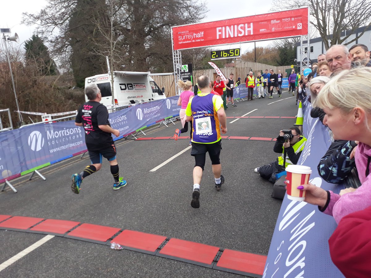pete_cost's tweet photo. Roo home #Chalmers3 #strokeassociation #surreyhalf https://t.co/Q6VP6eCJNQ
