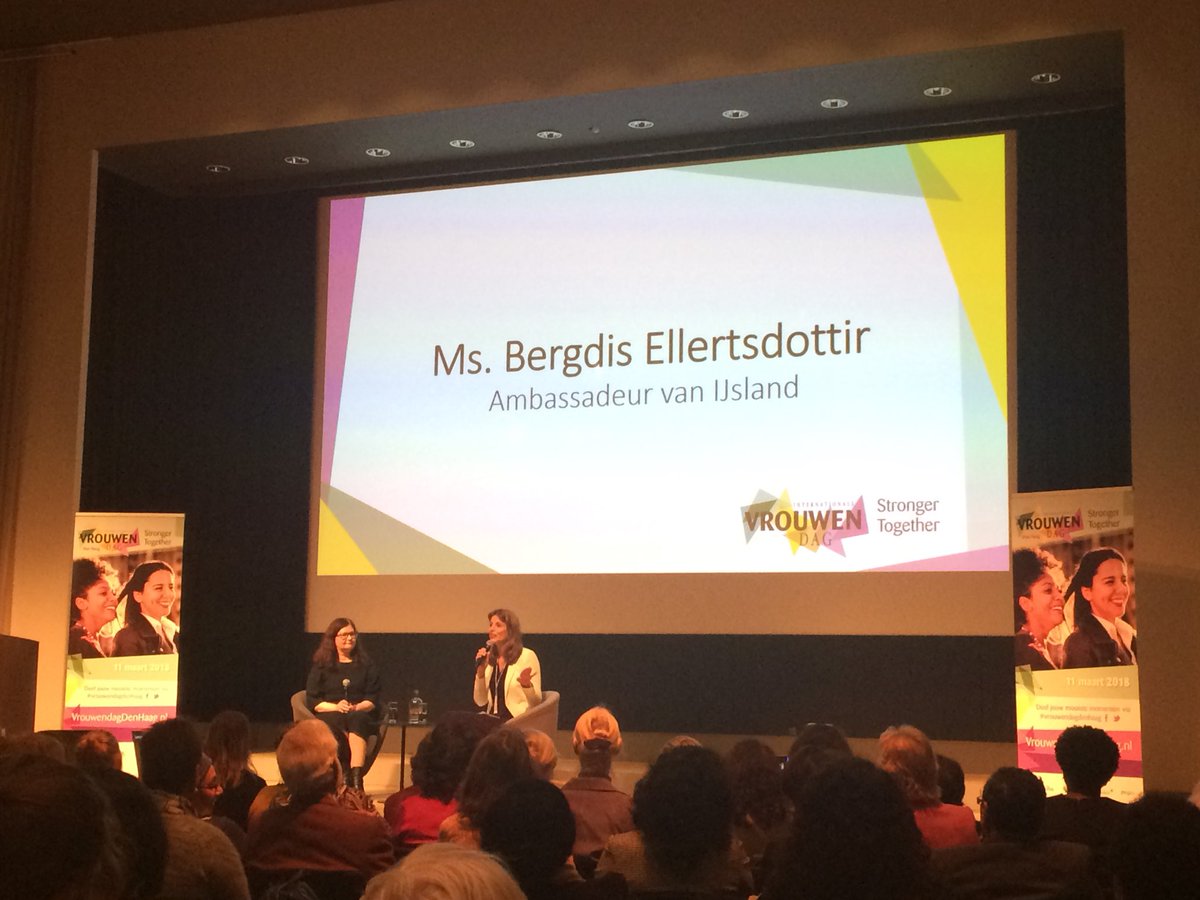 LIJAvBeek's tweet photo. Ambassador of Iceland @BEllertsdottir @WorldForum_ ‘we need more role models’ #vrouwendagDH @PEPDenHaag @genderplatform https://t.co/09DvVvdVGo https://t.co/DpKGrRnM0a