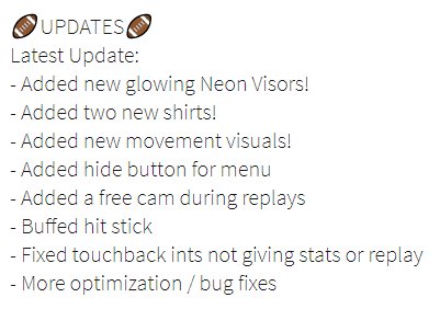 Vryllion On Twitter I Released A New Update For Football - roblox dino code