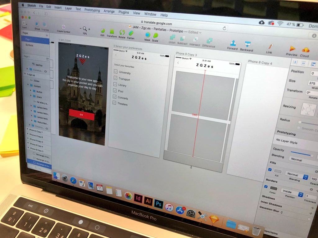 Sketching the prototype <a href="/JamsZgz/">JAMS Zaragoza</a> #GSJam #sjamzgz