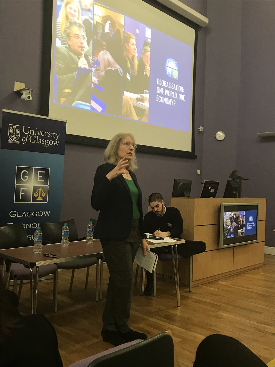 G_EconomicForum's tweet photo. Kirsty Hughes discussing the European Union and Brexit, and the complex situation of the European economy @KirstyS_Hughes #GEF18 https://t.co/hPQxPaFchP