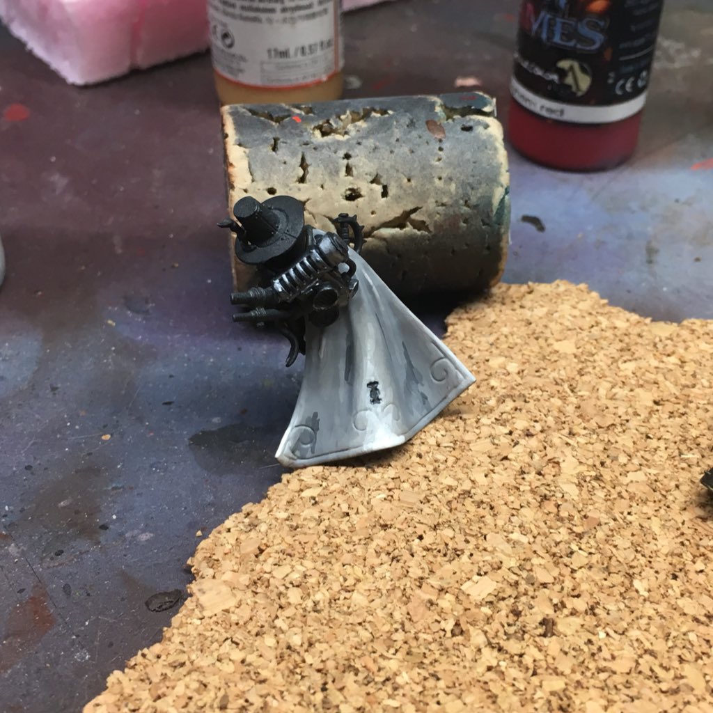 Wolfsherz's tweet image. A little bit too greyish than i wanted but ok #inquisition #greyfax #warhammer40k