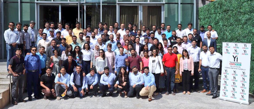 YiTweets's tweet photo. A new day & a new year begins at #YoungIndians #Yi with the new Dream Team, after the mega successful annual summit - #takePRIDE2018. The 2018-19 Governing Council members of Yi here. #BeMaximum https://t.co/zeXyyhZlqW