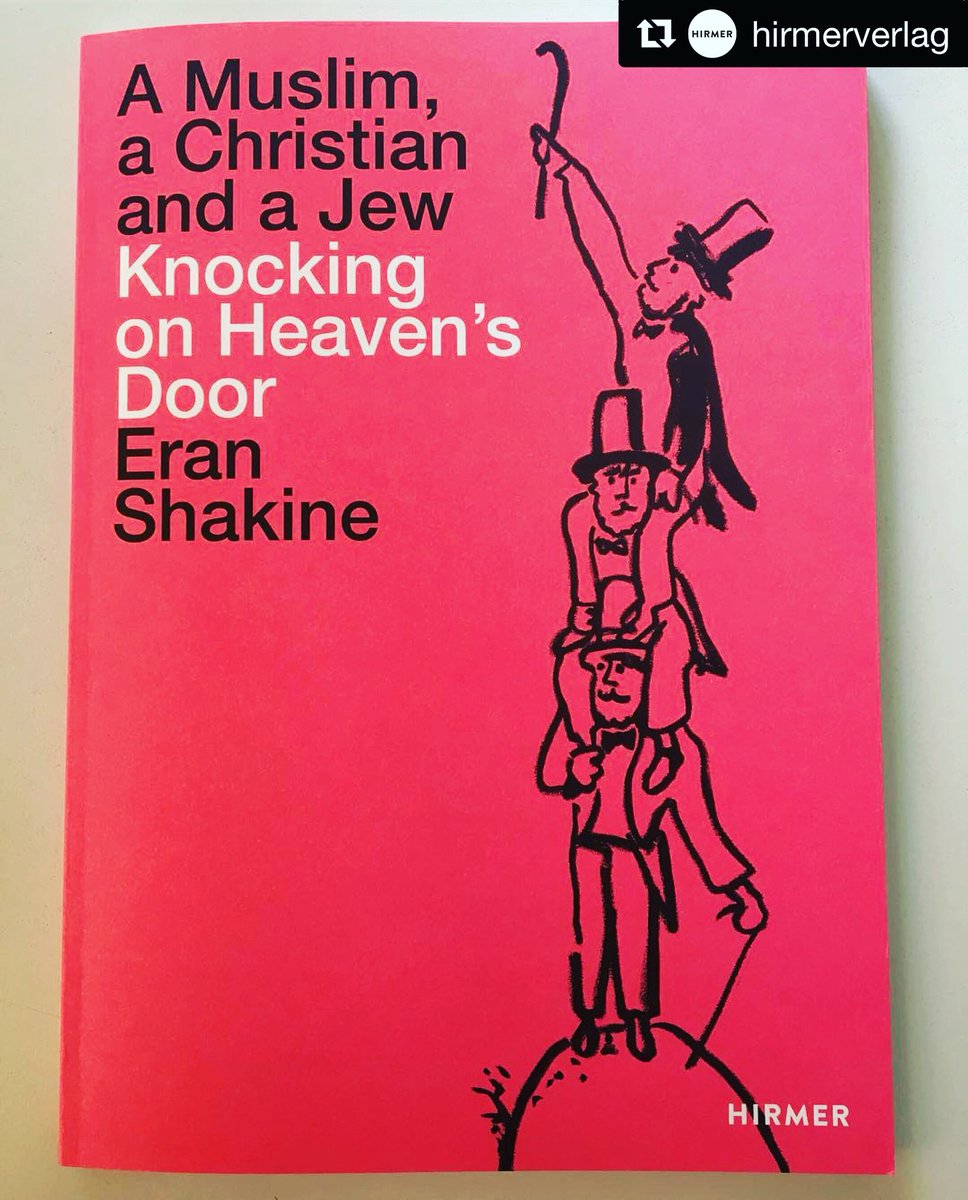 eranshakine's tweet photo. #secondaudition is out 💥💥💥 a Muslim a Christian and a Jew #knockingonheavensdoor #artbook #artistlife #kunst @hirmerverlag @juedischesmuseum https://t.co/d3cY1MieXD