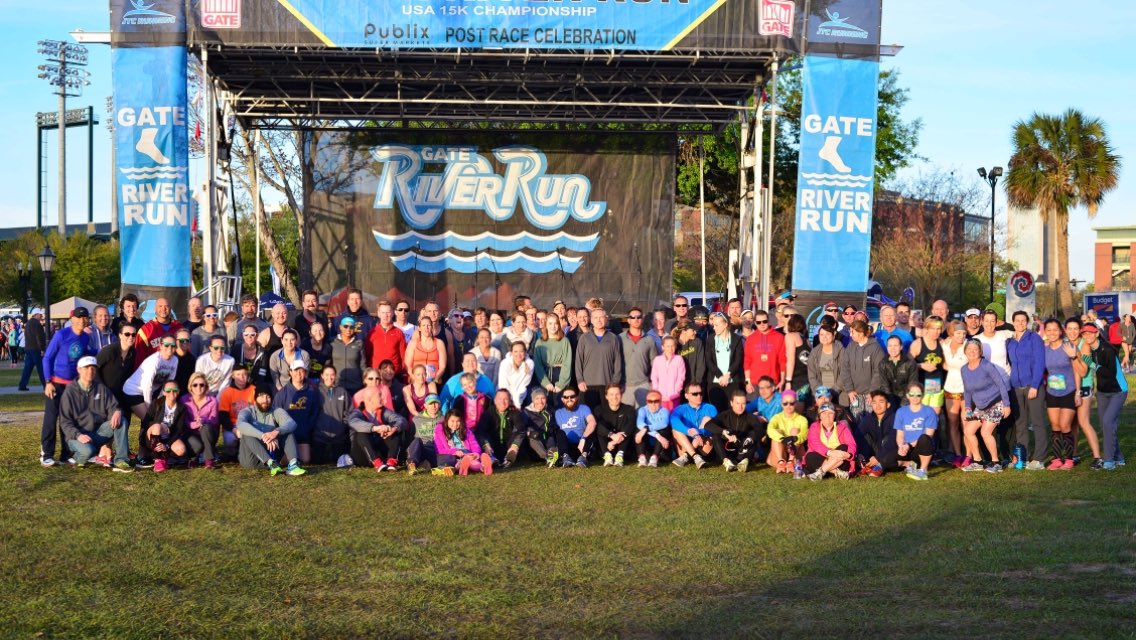 PRSRunningClub's tweet image. It was a wonderful day yesterday at the @gateriverrunjax. Good weather, a lot of 10% hats, and a great post-race party! Photo by @904Fitness
