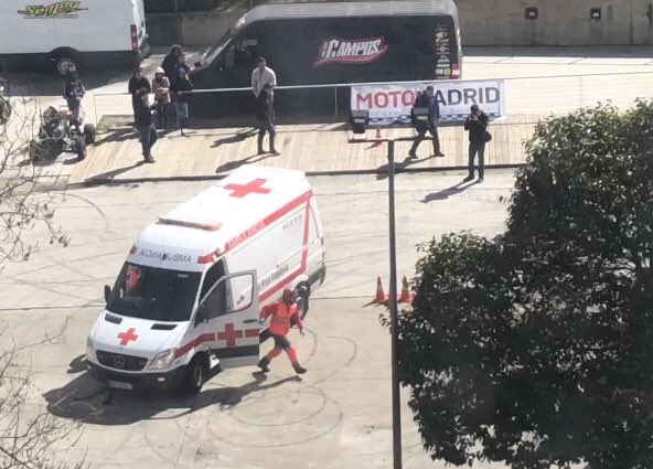CruzRoja_CdManz's tweet photo. En el @MotoMadrid realizamos simulacro con @avcamposoficial. @emergenciasCREM @RSCruzRojaMad @VOSTmadrid @CruzRojaEsp @CruzRoja3C #Madrid #MotoMadrid2018 https://t.co/2Vua71iTP0