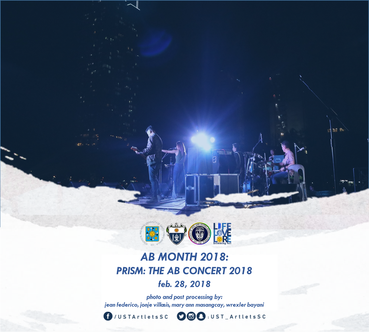ust_absc's tweet photo. A huge crowd, live performances, and a lot of surprises are just one of the highlights on this year's AB Concert!

Let's take a look back at the memories #ABPrism2018 gave us last February 28, 2018:
https://t.co/lx9ow1I7xV

#ABSCaptured
#ABMonth2018
#AdhikangBahaghari https://t.co/EpxBHA7afG