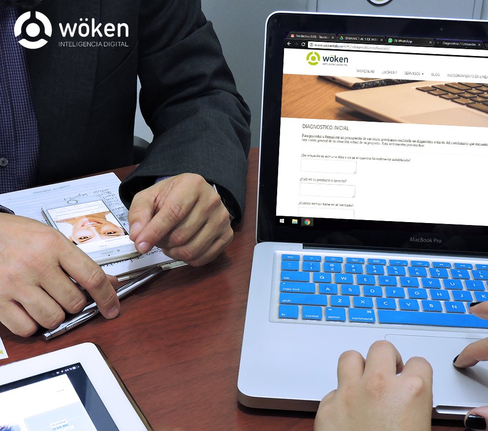 ritmoestable's tweet photo. DIAGNÓSTICO WOKEN:
En Woken poseemos una característica única, nos interesamos por tu emprendimiento.
¡Toma nuestro cuestionario de diágnostico online en nuestra página https://t.co/1NUdBwgJiZ y obtén el presupuesto de nuestros servicios!
#wokenlab #socialmedia #SocialNetworks https://t.co/eNTegdgEDA