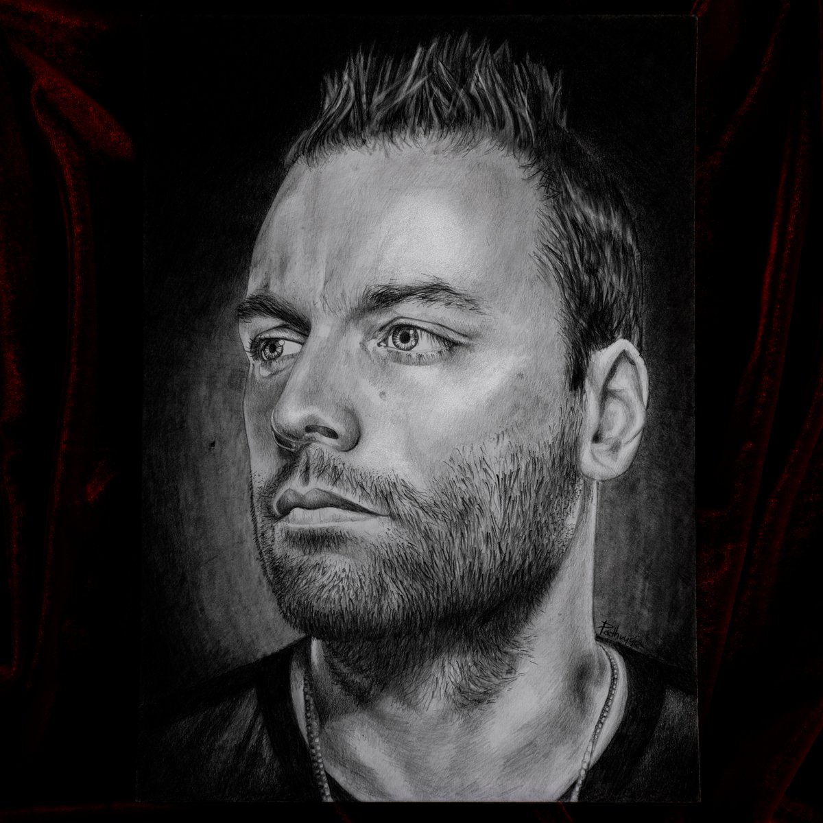 Pathrycja's tweet image. Finally, all my drawings of the gods from Muse 🖤🖤🖤 @Muse #Muse #drawing