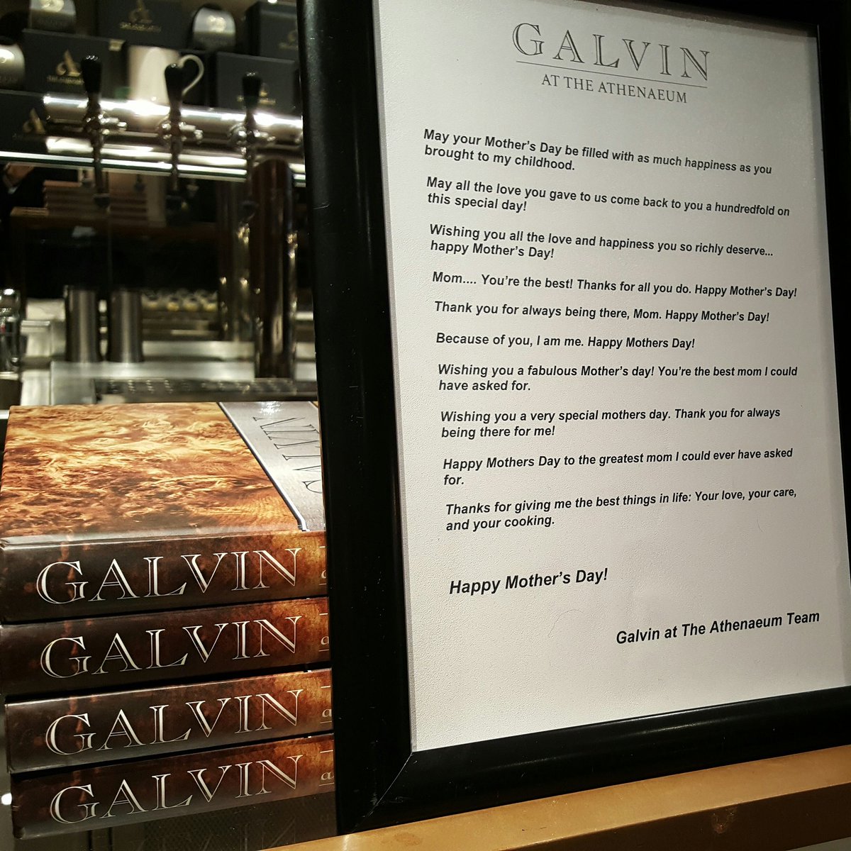Happy #mothersday to all the super mothers out there from <a href="/GalvinAthenaeum/">GalvinAtTheAthenaeum</a> <a href="/TheAthenaeum/">The Athenaeum Hotel & Residences</a> <a href="/Galvin_brothers/">Galvin Restaurants</a> <a href="/WBLloydbaker/">Will lloyd-Baker</a>