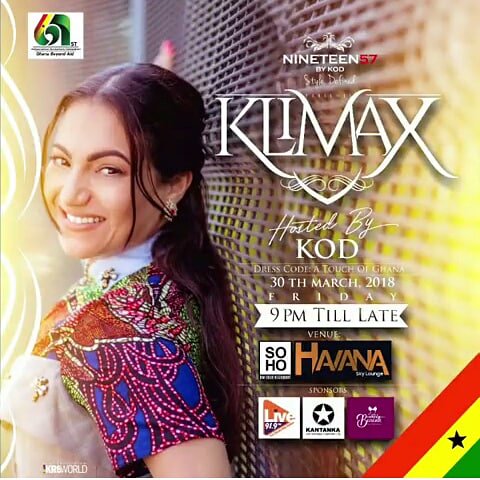 CoolestHealth's tweet photo. #KLIMAX ✔
9pm ✔
MARINA MALL✔
SOHO HAVANA ✔
30th March 2018✔
@nineteen57bykod ✔
@kod57gh ✔
Don't miss it guys 👉
Come through and let's have fun https://t.co/qkB3z4kfOH