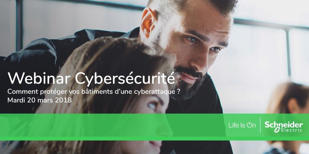 julienmbia's tweet image. Comment protéger vos bâtiments d'une cyberattaque ?

Rendez-vous avec les experts en cybersécurité de @SchneiderElec à notre webinar le 20 mars à 10h30. 

Inscrivez-vous en suivant le lien :
spr.ly/6013DrgZ3

#InnovationAtEveryLevel