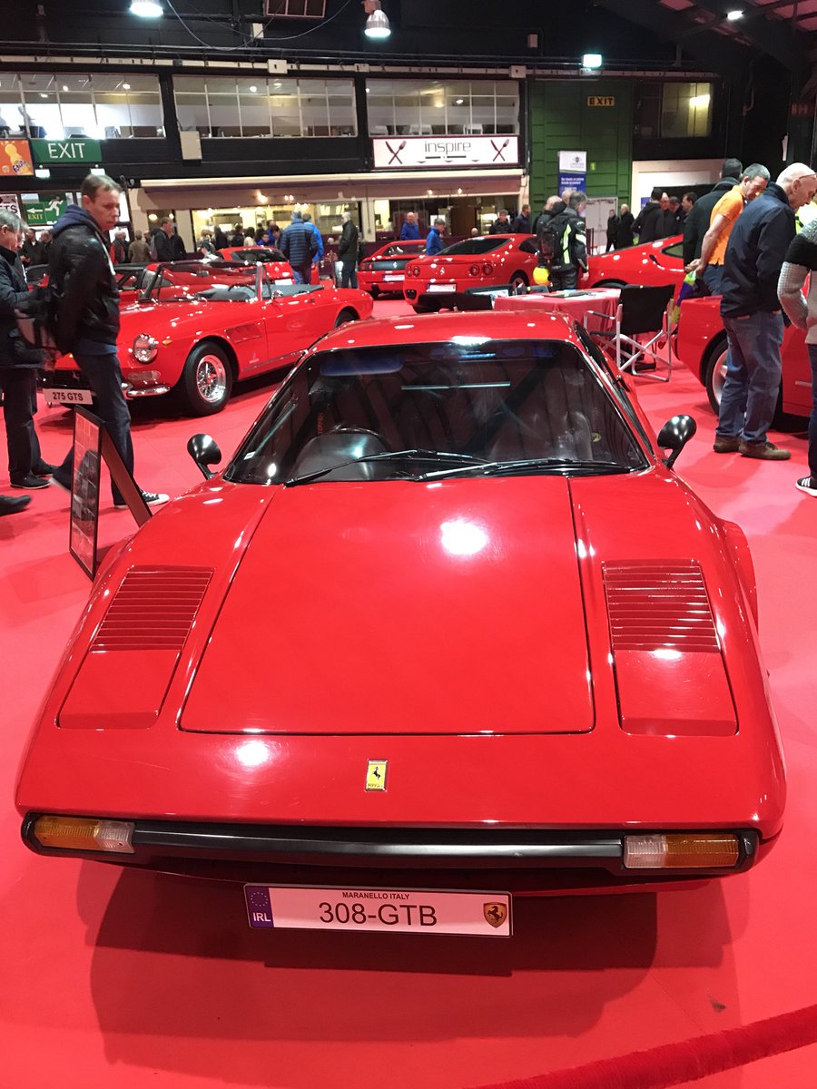 RIACCARSHOW's tweet photo. The 9 Ferrari’s are getting lots of attention here at Day 2 Of the Carole Nash @insideclassics RIAC Classic Car Show! 

What’s your favourite car at the show? 🚗 #CaroleNashRIACClassicCarShow https://t.co/0KKsNUJGgF