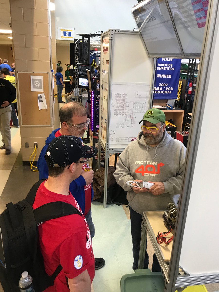 DweaverRick's tweet photo. MCPS at First Robotics competition in Ashland. Good Luck today! #mcps_va  @mcps_va https://t.co/PHzFK0kCC7