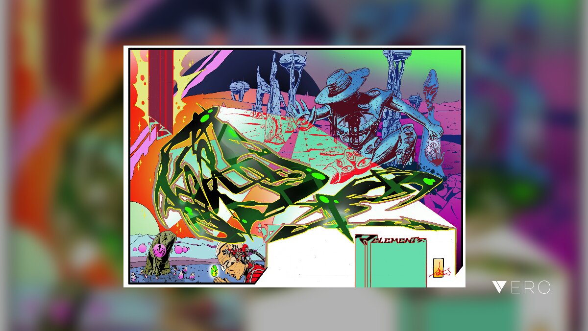 Loodzter's tweet photo. #graffiti #stylewriting by #loodz #ID #PB #Z_ĖLÉMENTS #drawing #ink #digitalcolors #scifi #fantasyart #graffitisketching #cosmic #comicstyle #loodz78 @VeroTrueSocial https://t.co/pMpwmQv8sG